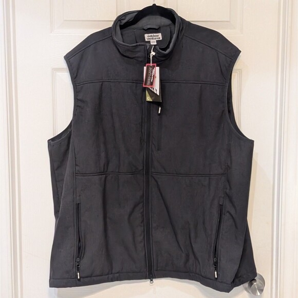 Outdoor Ventures Men's Sz 4XL Vest Outerwear, Lightweight Windproof Fleece-Line - Picture 2 of 12